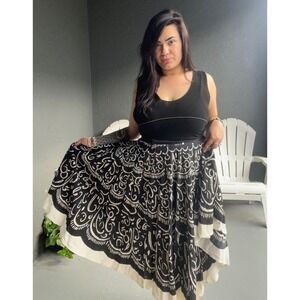 Vintage Will Smith Women's Midi‎ Skirt Size Large